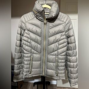 Michael Kor light puffer jacket